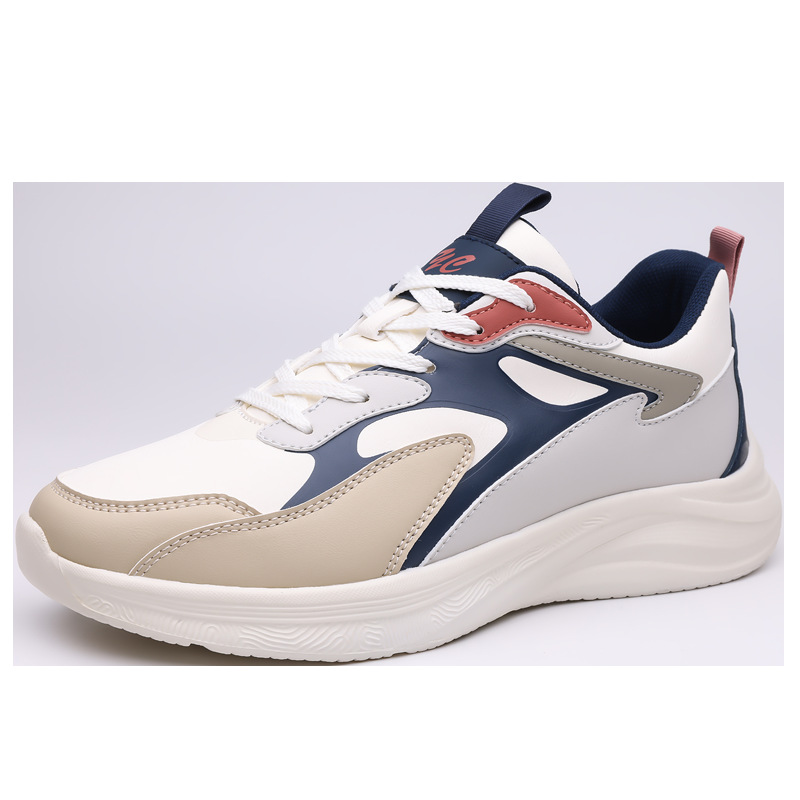 Stylische Herren Sneaker Mit Rutschfester Plateausohle_voghion.com