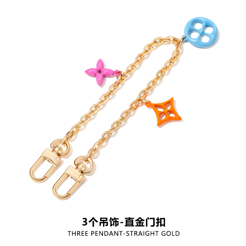 H-134 세 개의 펜던트 스트레이트 골드 도어 버클 30CM