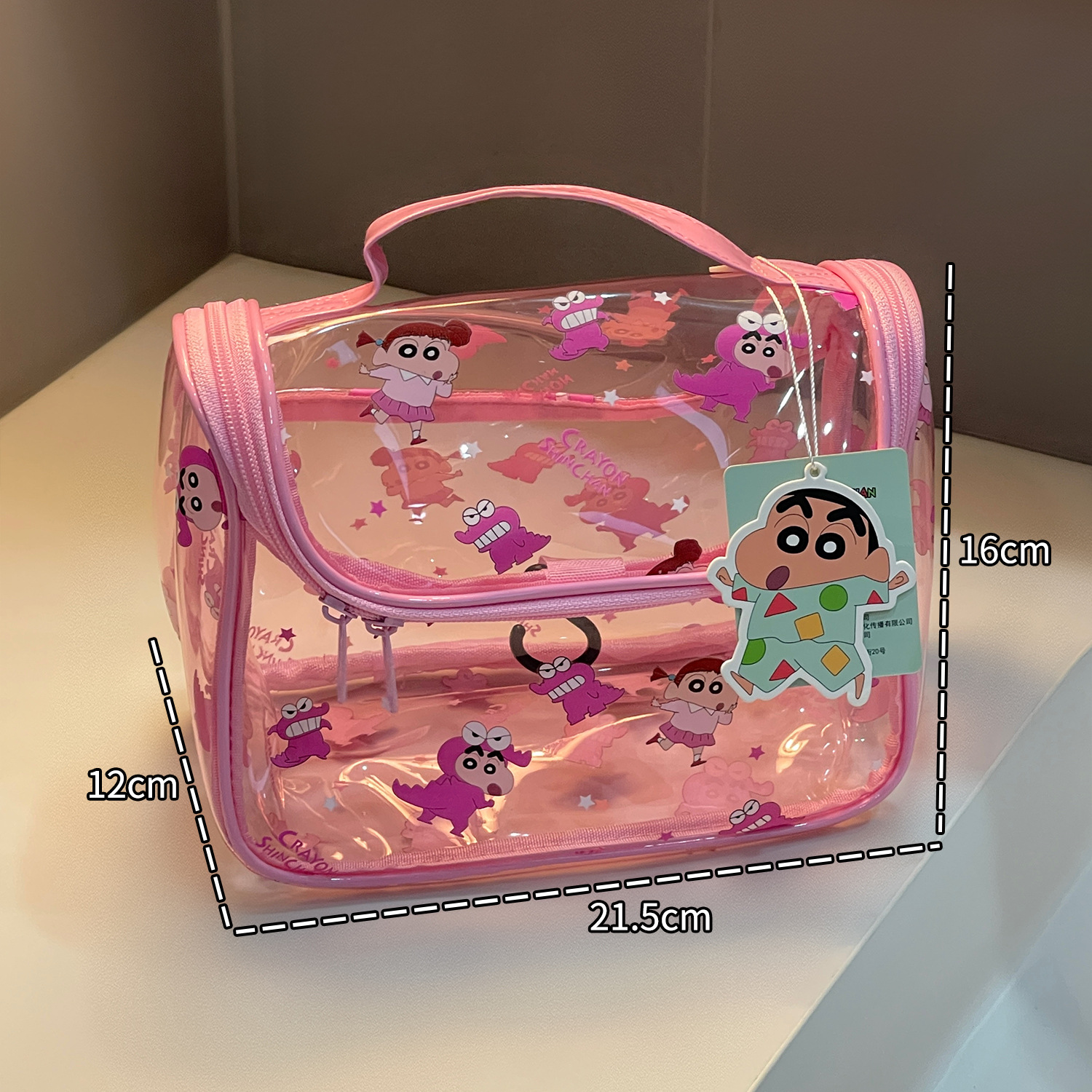 2025 nuevo lápiz pequeño nuevo bolso de maquillaje transparente portátil de gran capacidad de almacenamiento de viaje bolso de lavado impermeable