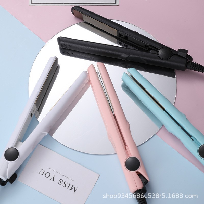Mini Hair Straightener Dual Function Curling Compact Styling Tool