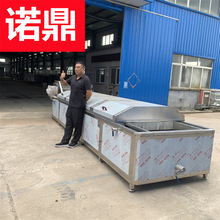 竹笋芦笋漂烫机  莴苣蒸煮设备 大型不锈钢清洗机价格 诸城机械