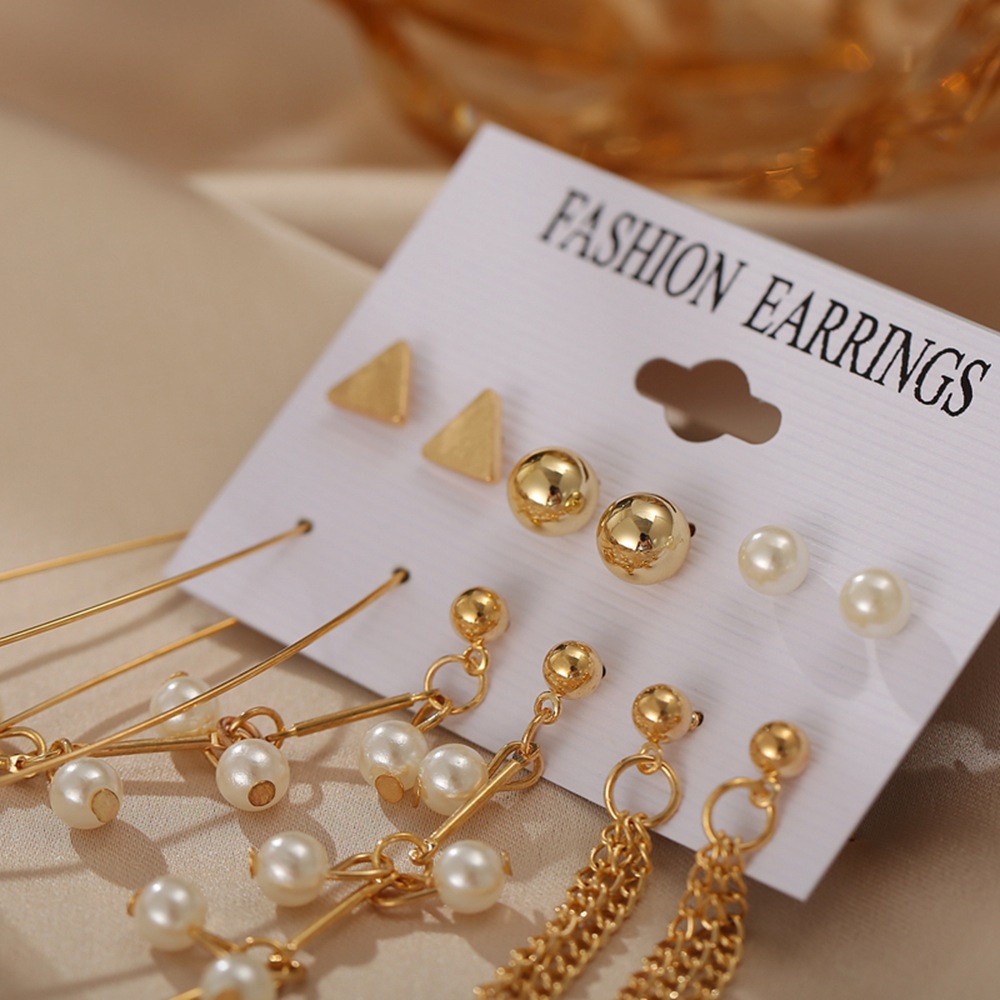 Retro Fashion Earrings Set display picture 4