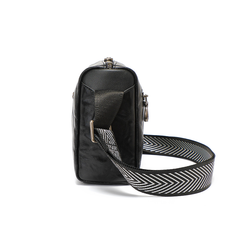 Trend one-shoulder bag, genuine leather