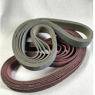 Nylon Sanding Belt for Polishing Stainless Steel, Stretch-Resistant Fiber Ring-Shaped Linen Scouring Pad, Water-Abrasive Silicon Carbide Sanding Belt