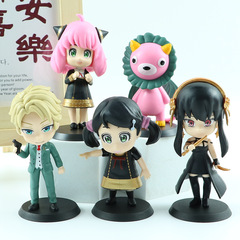 間諜過家家手辦模型富美動漫周邊跨境6款間諜過家家扭蛋公仔盲盒