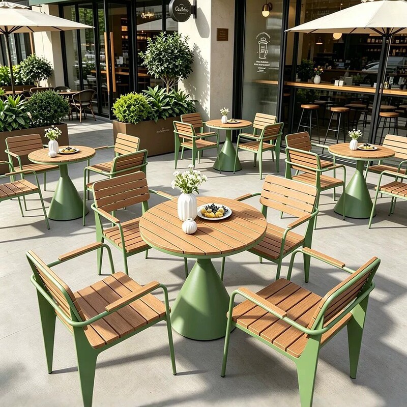 Outdoor patio furniture for cafes, bars, hotels, guesthouses, and western restaurants, including sofas, terrace tables and chairs, and lounge areas Outdoor patio furniture for cafes, bars, hotels, guesthouses, and western restaurants, including sofas, terrace tables and chairs, and lounge areas