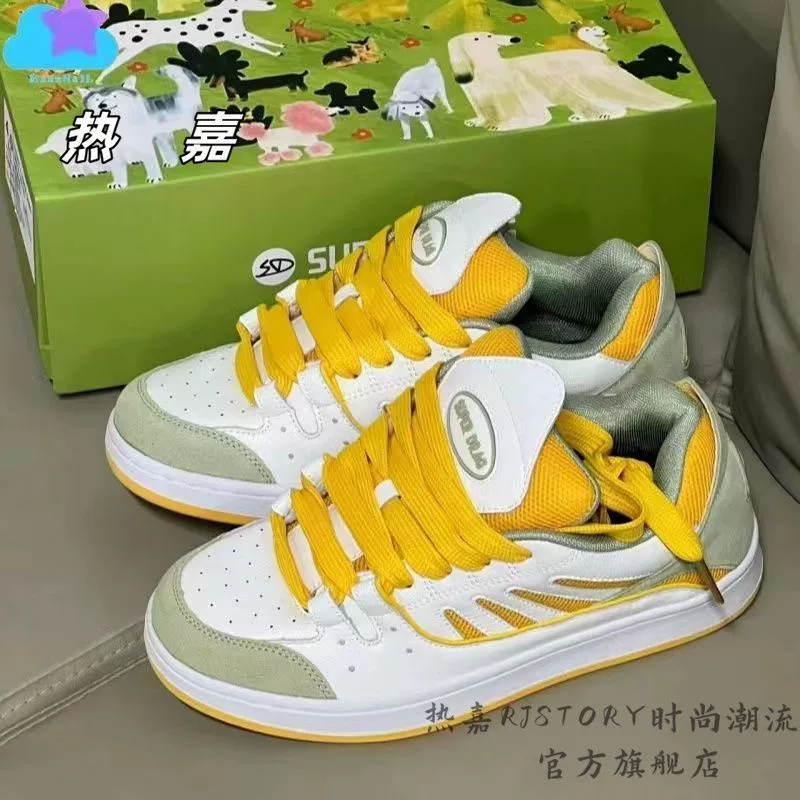 Высокое значение кампус ветер Марио хлебные туфли нишевые туфли низменные туфли женские ретро повседневные туфли дикие