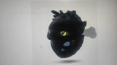 Helmet Protective Headgear for Men Motosiklet dəbilqələri - h-black-toothless