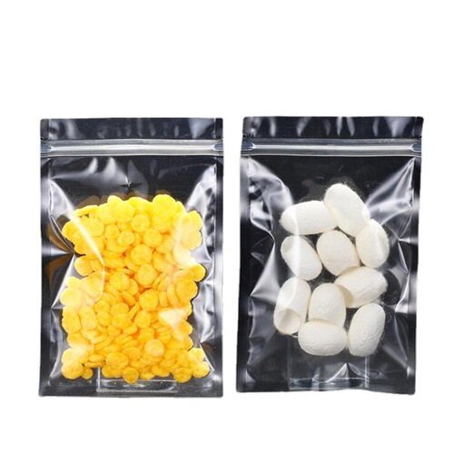 Transparent bone bags, ziplock bags for dry goods and groceries, transparent plastic bags for medicinal materials, scented tea packaging bags