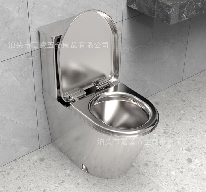 Cross-border 304 stainless steel toilet, stainless steel prison toilet, siphonic flush stainless steel toilet Specification drawing