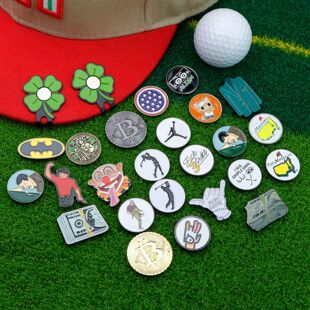 �¿�Golf Ball Marker Hat Clip���~�ݴ���ñ�A��˽��ٿ����R��