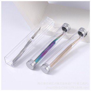 In stock high precision eyelash tweezers not tired hand Golden Queen clip Princess clip flowering grafting eyelash eyelash beauty eyelash tweezers