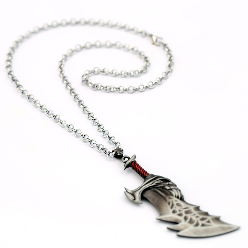 Game Accessories God of War Necklace Kratos Upgrade Version Chain Blade Chaos Blade Pendant Necklace 7 Styles