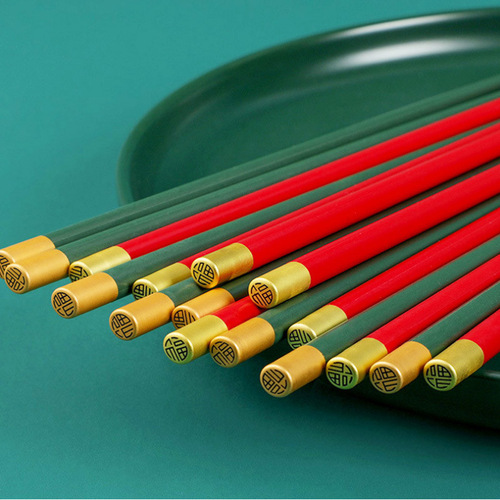 Supermarket chopsticks alloy chopsticks Internet celebrity chopsticks Kuaishou live broadcast home canteen restaurant hotel hotel