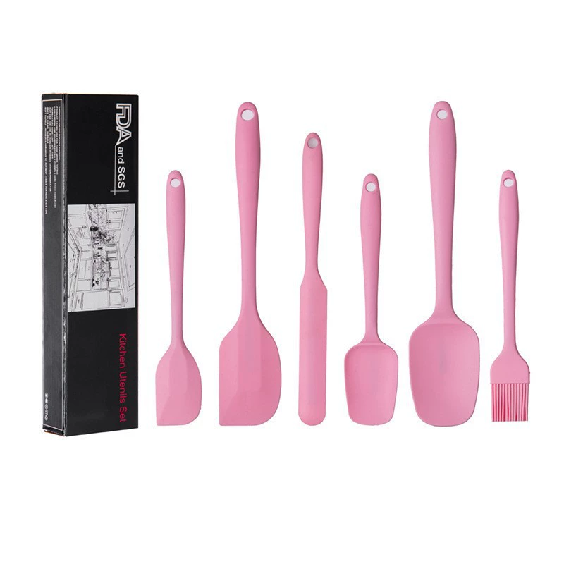 Silicone kitchenware, set, cream milk warmer, 6 pieces