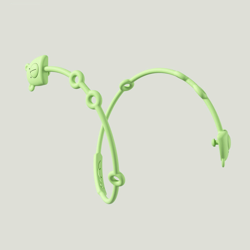 Bear silicone chain-green
