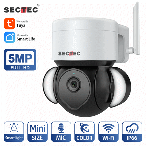 Private model new product 5 million HD night vision TUYA courtyard ball machine wireless WiFi graffiti intelligent surveillance camera Private model new product 5 million HD night vision TUYA courtyard ball machine wireless WiFi graffiti intelligent surveillance camera