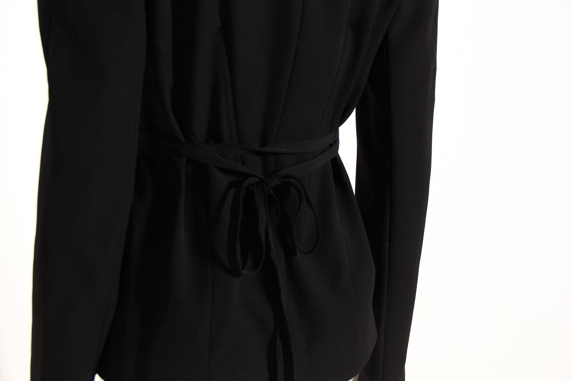 Women's Clothing Niche design deconstructed herringbone suit female tie wide shoulder suit jacket hollow straight pants two piece suit_voghion.com