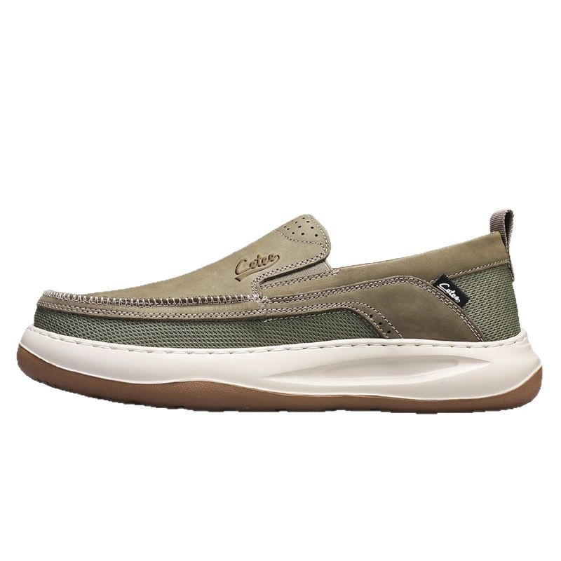 Diseñador 2025 Four Seasons Low-top Cross-border Business Casual Zapatos de cuero de corte retro Zapatos de cuero para hombres