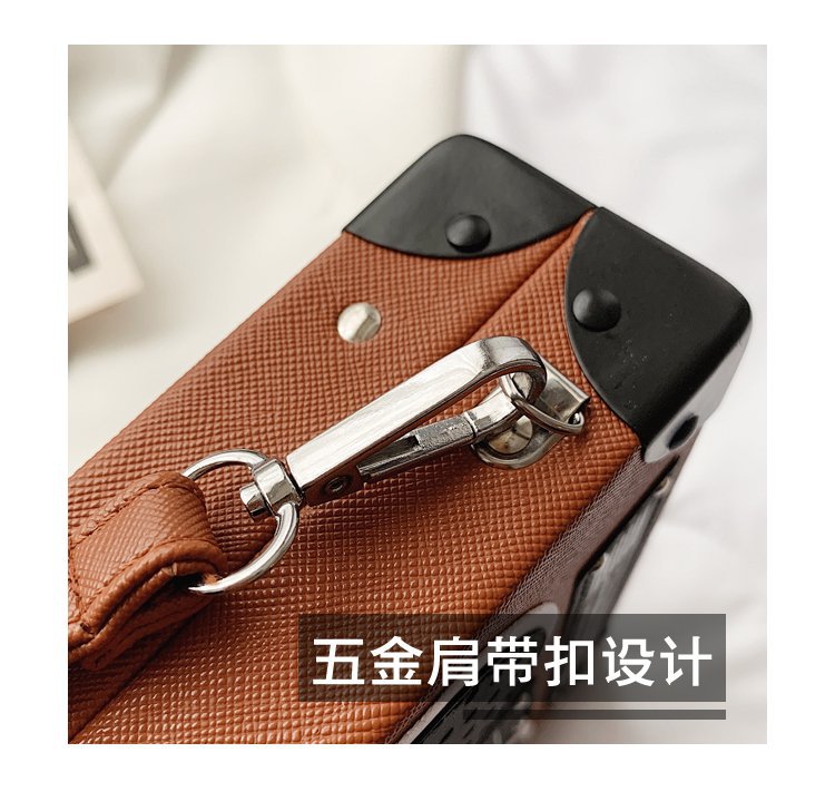 262g Weight Pu Leather Lining Material Zipper Closure Type Single Shoulder Strap Strap Type Crossbody Bag Bags Type Casual Occasion Polyester Material Camera Pattern All Seasons Season Women's Gender Streetwear Style Square Shape Light Brown, Red, Black Color Small Size Small Streetwear Zipper Crossbody Bag Creative Personality And Funny Handbag 7