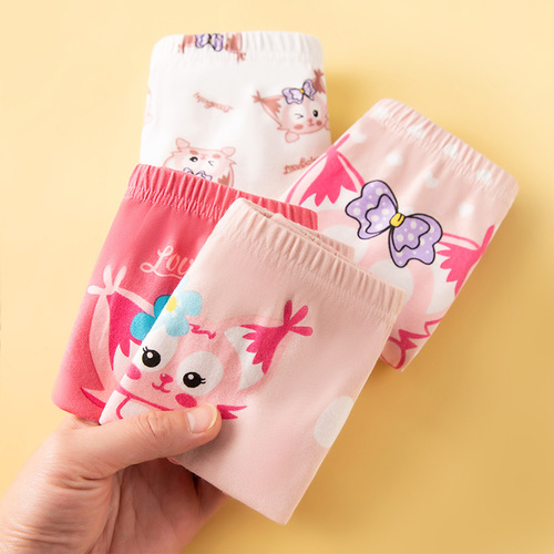 Summer Thin Baby Children's Girls' Briefs Class A Pure Cotton Small, Medium and Large Children's Cotton Safety Shorts Wholesale