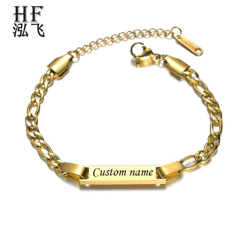 Cross-Border Popular Personalized DIY Name Titanium Steel Long Bracelet Niche Light Luxury Hollow Heart Stainless Steel Jewelry Trend Cross-Border Popular Personalized DIY Name Titanium Steel Long Bracelet Niche Light Luxury Hollow Heart Stainless Steel Jewelry Trend