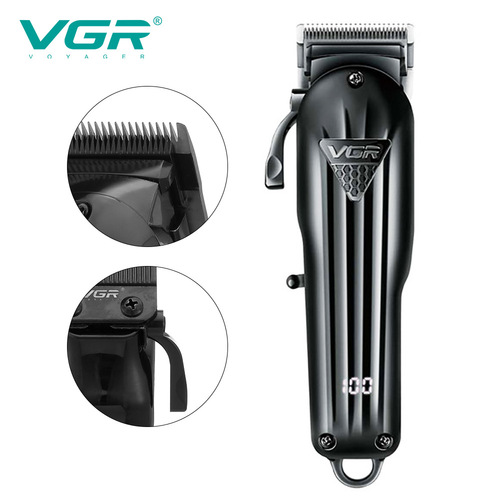 VGR new cross-border electric hair clipper gradient electric clipper head adjustable USB rechargeable electric clipper V282