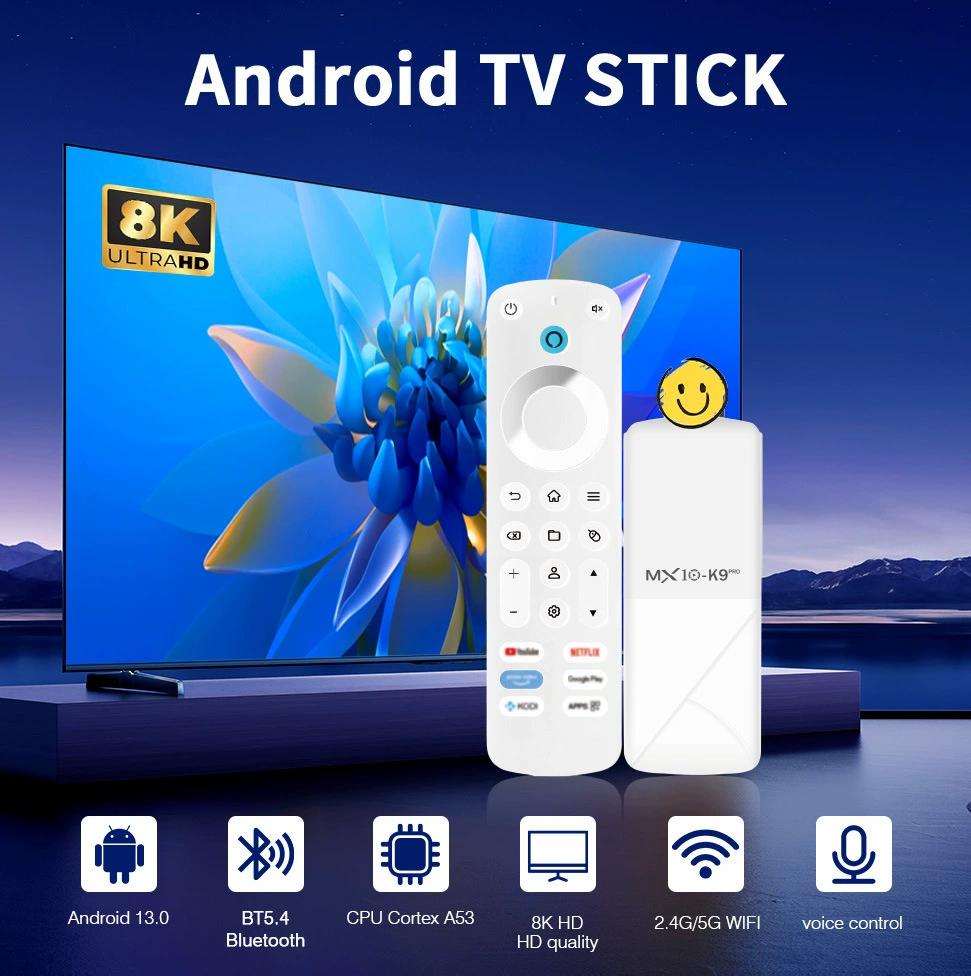 MX10 ATV K9PRO комплект -топ бокс H618 HD Bluetooth двойной WIFI Android TV бокс tv box
