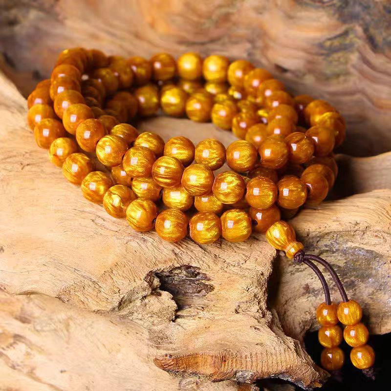 Live Popular Gold Sea Willow Bracelet Dark Amber Sea Willow Bracelet Buddha Beads Wholesale Spot Direct Sale Live Popular Gold Sea Willow Bracelet Dark Amber Sea Willow Bracelet Buddha Beads Wholesale Spot Direct Sale
