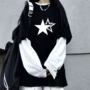 美式印花套头字母上衣