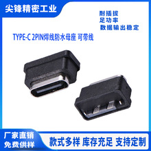TYPE-C 2PIN������ˮĸ�� ���� USB��ʽ2PIN������ˮĸ�^USB3.1