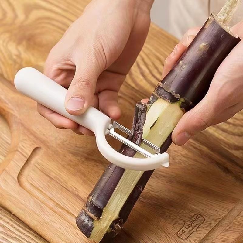 家庭用サトウキビ皮むき器キッチントマトヘチマジャガイモ皮むき器ステンレス果物野菜皮むき器削り刀|undefined