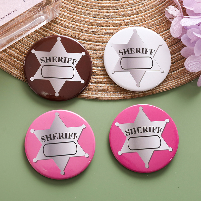 漫展周边纪念章彩色个性卡通马口铁徽章彩印广告宣传马口铁吧唧