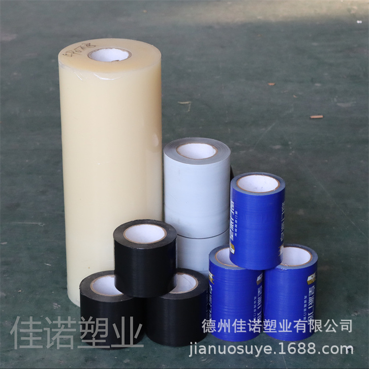 PE宽幅保护膜胶带 门窗高粘印字膜 喷涂漆面板自粘膜厂家德州佳诺