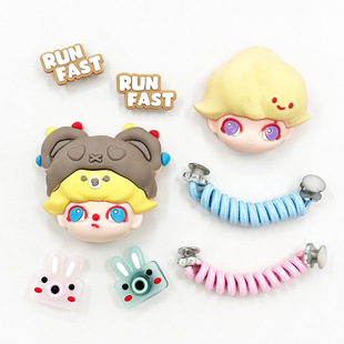 Bubble Shoe Flower Accessories Bubble Shoe Buckle Removable Hole Horse Hole Accessories Cute Little Girl Versatile Buckle Special New Product Hot Style