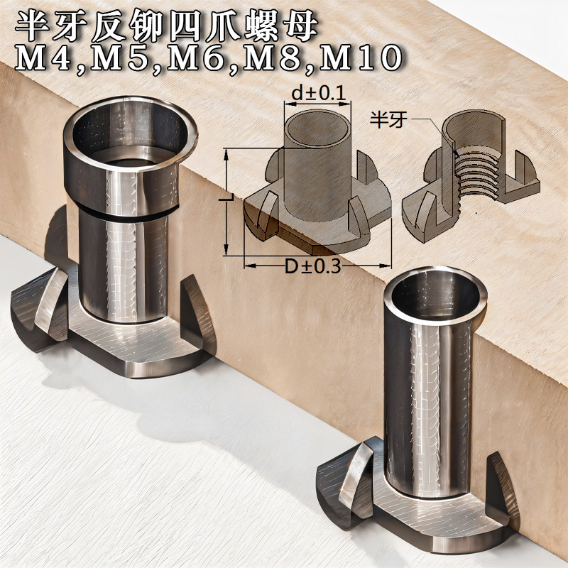 半牙四爪螺母安装效果图800X800(7-7) 拷贝 2