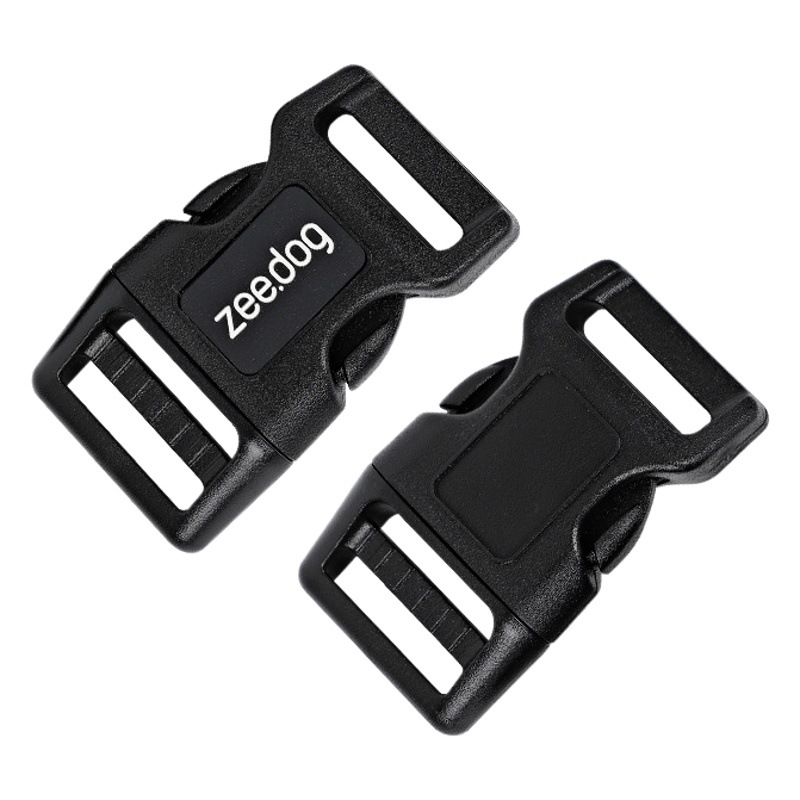 En stock accesorios de equipaje al por mayor ajustable POM hebilla de seguridad de plástico cuerda de tracción puede pegar LOGO PET hebilla image 1
