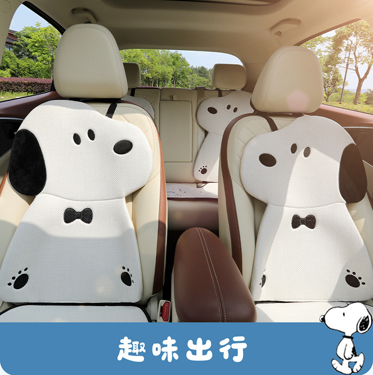 Car seat cushion for all seasons, cute cartoon internet-famous seat cover, simple internet-famous car seat cover, single piece