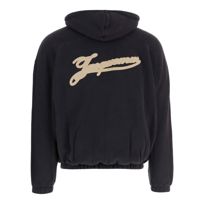 26Th Summer New Retro Hooded Sweatshirt with Full Zipper, Patchwork, Loose Fit, Versatile, Unisex Top