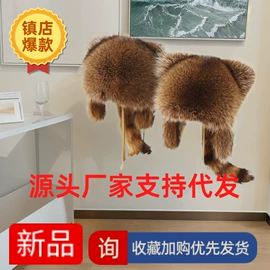 男式皮草;防晒衣;成人帽