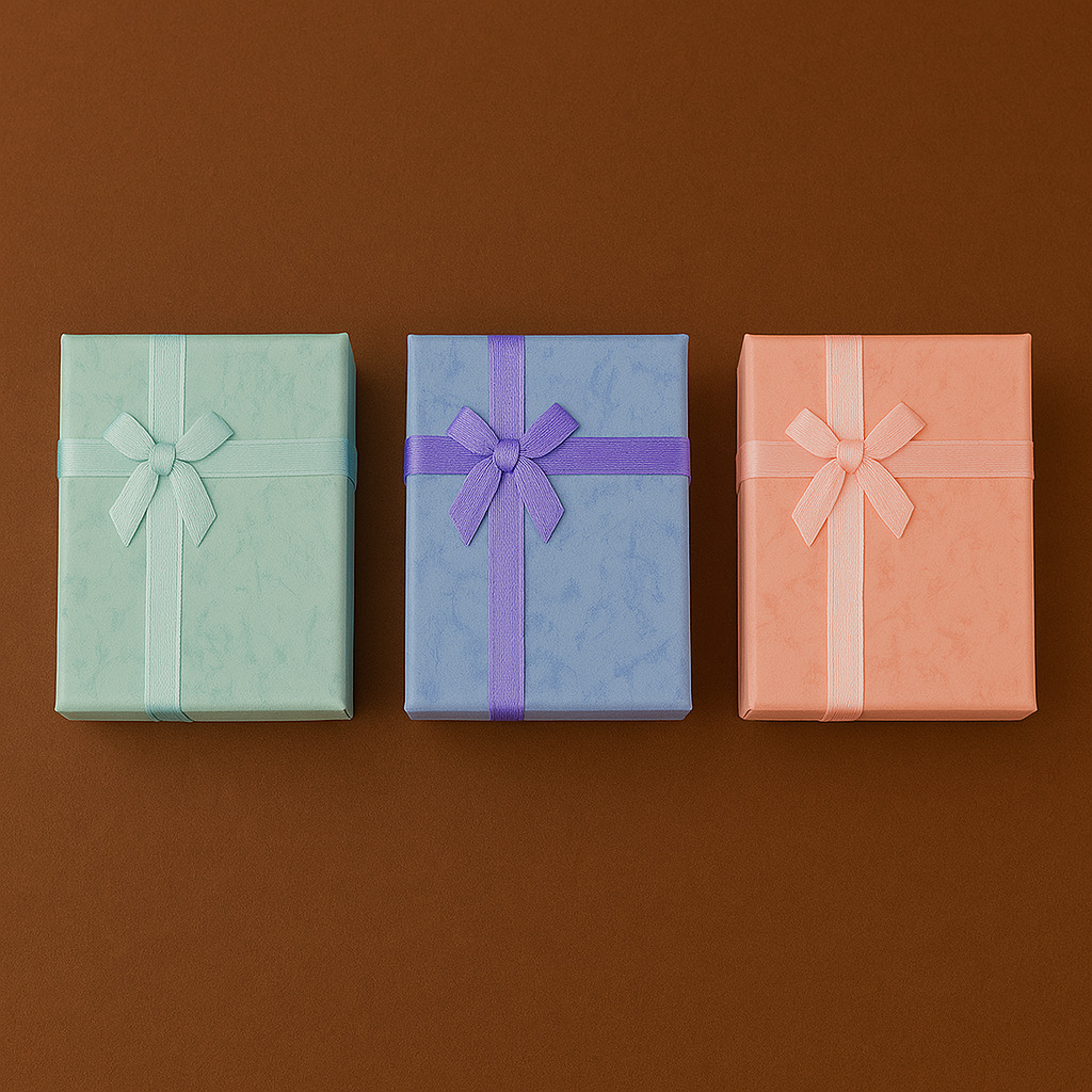 Caja de papel cubierta de cielo y tierra de nubes Caja de embalaje de joyería de estilo ins Collar multifuncional Pendientes Anillo Caja de regalo al por mayor