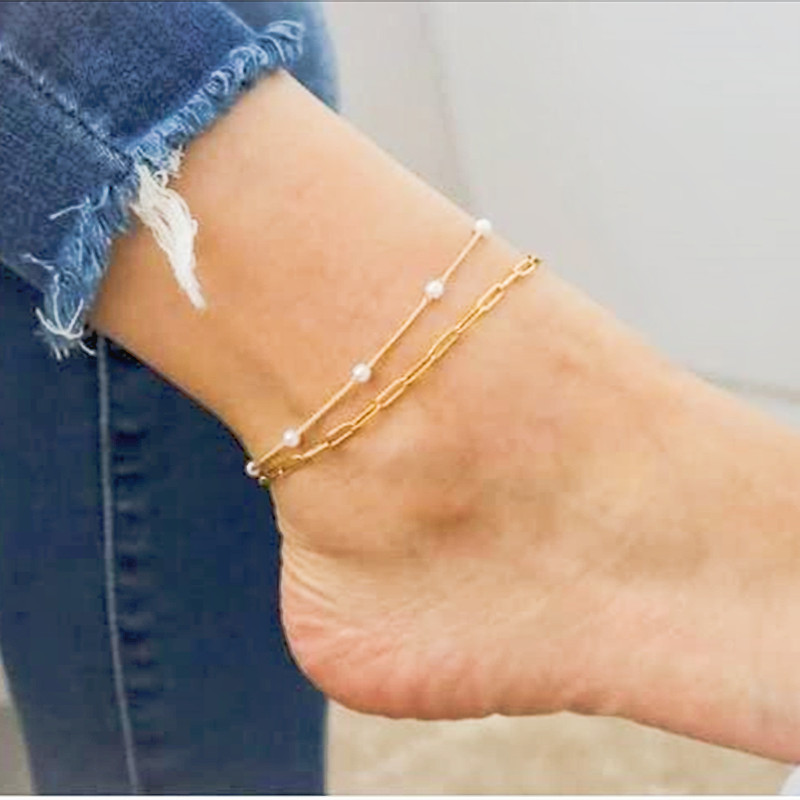 双层珍珠脚链二1.8元_副本