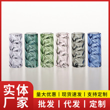 内三角螺旋烟嘴玻璃烟具配件玻璃烟锅配件玻璃工艺品玻璃烟嘴配件