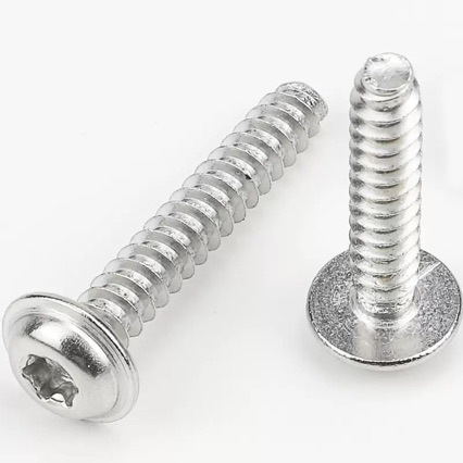 201不锈钢盘头梅花带垫平尾自攻螺丝PWB圆头内梅花自攻钉M2M3M4M5