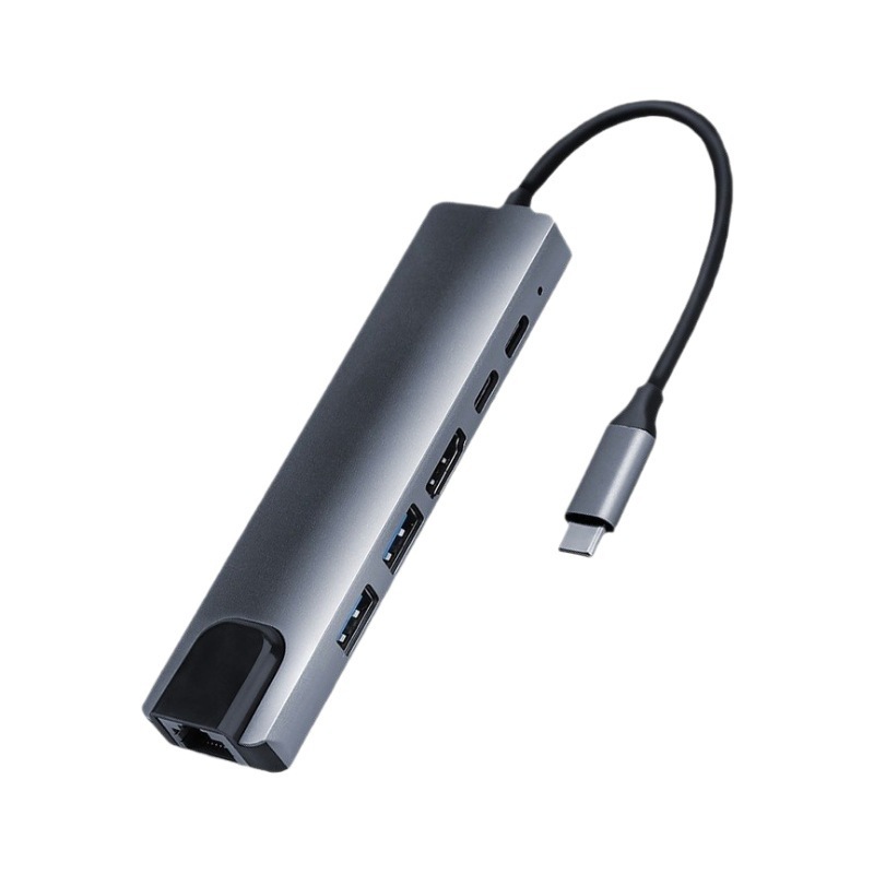 Ocho en uno tipo-c docking multifunción divisor de línea para puerto de red de computadora móvil HDMI hub USB docking image 10