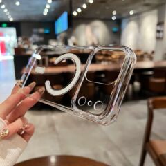 适用苹果17ProMax透明磁吸充手机壳iPhone16不发黄UV硬化15保护套