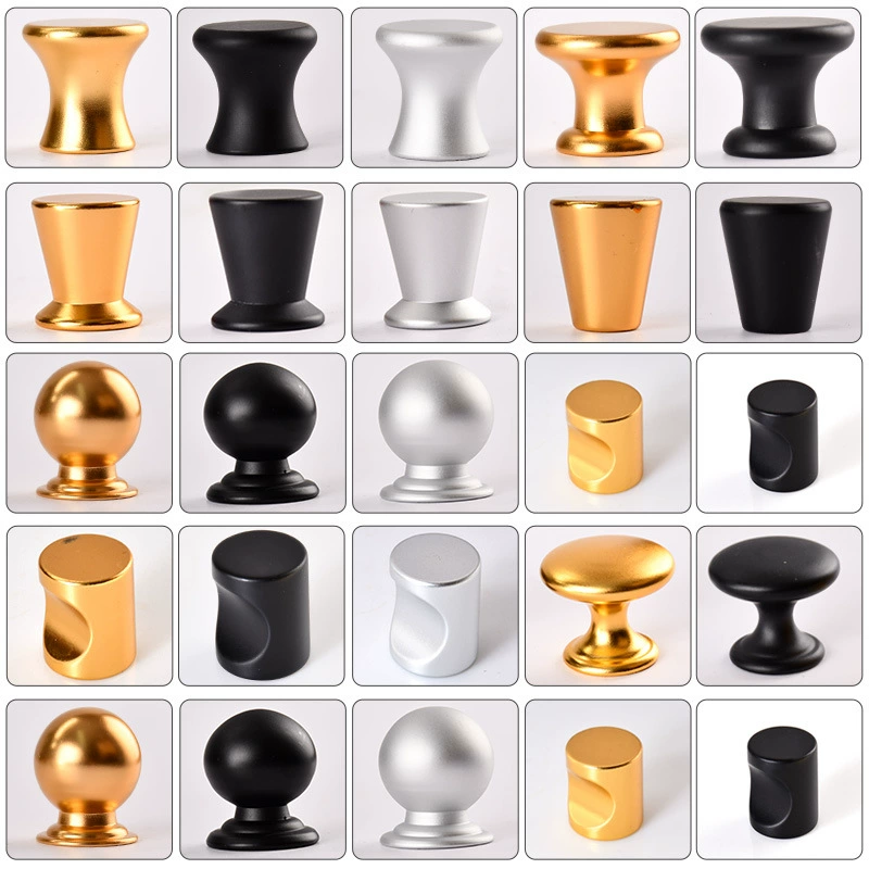 Современный Простой одно отверстие сплава цинка Ручка ящика двери шкафа твердой ручкой краска черная ручка большого пальца руки