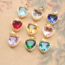 ͭ���ʯ14mm���ĵ�׹���ӿ������Ҽ�DIY���������������ϱ�ɫ