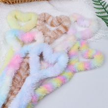 加密渐变彩色扭扭棒小狗玩偶手工diy毛绒条兔毛材料包动手益智