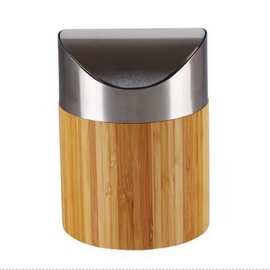 竹制垃圾桶 家用垃圾桶收纳可回收环保材质